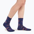 Icebreaker Damen Trekkingsocken Merino Ultralight Crew Camp Ess royal navy/tang 2