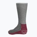 Smartwool Classic Mountaineer Maximum Cushion Crew grau-rot Trekkingsocken SW0133000031 3