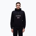 Herren Napapijri Burgee Half Zip Hooded 2.0 Sweatshirt schwarz 041