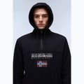 Herren Napapijri Burgee Half Zip Hooded 2.0 Sweatshirt schwarz 041 4