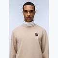 Herren Napapijri B-Badge C beige rockiges Sweatshirt 5