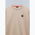 Herren Napapijri B-Badge C beige rockiges Sweatshirt 8