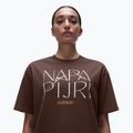 Napapijri Frauen S-Rhin braun hickory t-shirt 3