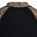 Hurley Leopard Zip Front Frauen brauner Zucker schwimmen Longsleeve 4