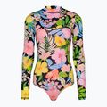 Hurley Sunset District Zip Back Cheeky Surfsuit schwarz Damen einteiliger Badeanzug