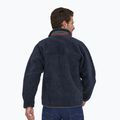 Herren Patagonia Classic Retro-X Fleece-Sweatshirt neu navy w/wax rot 2