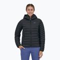 Damen Patagonia Daunenpullover Hoody schwarz