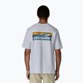Herren Patagonia Boardshort Logo Tasche T-shirt Responsibili weiß 3