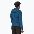Damen Softshelljacke Patagonia R1 CrossStrata Hoody lagom blau 3