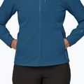 Damen Softshelljacke Patagonia R1 CrossStrata Hoody lagom blau 8