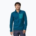 Herren Patagonia R1 Air Zip Neck Fleece-Sweatshirt lagom blau