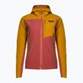 Damen Softshelljacke Patagonia R1 CrossStrata Hoody Wurzelholz rot
