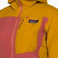 Damen Softshelljacke Patagonia R1 CrossStrata Hoody Wurzelholz rot 3