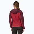 Damen Softshelljacke Patagonia R1 CrossStrata Hoody touring rot 2