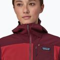 Damen Softshelljacke Patagonia R1 CrossStrata Hoody touring rot 4