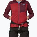 Damen Softshelljacke Patagonia R1 CrossStrata Hoody touring rot 8