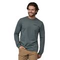 Herren Patagonia P-6 Logo Responsibili trekking Longsleeve nouveau grün