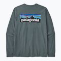 Herren Patagonia P-6 Logo Responsibili trekking Longsleeve nouveau grün 5