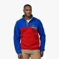 Herren Patagonia LW Synch Snap-T P/O touring rot Fleece-Sweatshirt