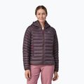 Patagonia Daunen-Pullover-Kapuzenjacke für Frauen Obsidian Pflaume Jacke