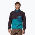 Herren Patagonia Microdini 1/2 Zip P/O Fleece-Sweatshirt belay blau