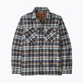 Herren Patagonia isoliert Bio-Baumwolle MW Fjord Flanell Felder/neue Marine Hemd 4
