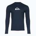 Kinder-Bade-Longsleeve Quiksilver Solid Streak navy blazer