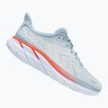 Damen Laufschuhe HOKA Clifton 8 Wide blau fog/plein air 7