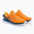 Herren Laufschuhe HOKA Mach Supersonic strahlend gelb/kamelie 4