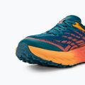 Damen Laufschuhe HOKA Speedgoat 5 Wide blau koralle/kamelie 8