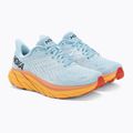 Damen Laufschuhe HOKA Clifton 8 Wide summer song/ice flow 4