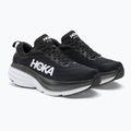 Herren Laufschuhe HOKA Bondi 8 schwarz/weiss 4