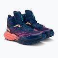 Damen Laufschuhe HOKA Speedgoat 5 Mid GTX bellwether blau/camellia 4