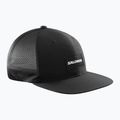 Salomon Trucker Flat tiefschwarz/tiefschwarz Baseballkappe