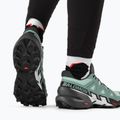 Laufschuhe Damen Salomon Speedrcross 6 grün L417431 4