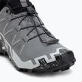 Herren Laufschuhe Salomon Speedcross 6 Wide quiet shade/schwarz/perlblau 7