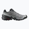 Herren Laufschuhe Salomon Speedcross 6 Wide quiet shade/schwarz/perlblau 2