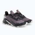 Damen Trail Schuhe Salomon Alphacross 4 lila L41725200 4