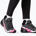 Laufschuhe Damen Salomon Speedrcross 6 grau L41743 3
