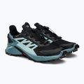 Laufschuhe Damen Salomon Supercross 4 GTX schwarz-blau L417355 4
