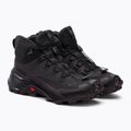 Trekkingschuhe Damen Salomon Cross Hike MID GTX 2 schwarz L41731 4