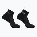 Salomon Evasion Knöchelsocken 2 Paar schwarz/schwarz