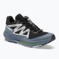 Herren Salomon Pulsar Trail Laufschuhe schwarz/chinablau/arctic ice