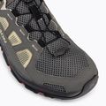 Herren Trekkingschuhe Salomon Techamphibian 5 pewter/moth/fiery red 8