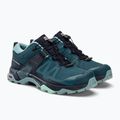 Damen-Trekking-Stiefel Salomon X Ultra 4 GTX navy blau L47352900 4
