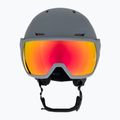 Salomon Pioneer LT Visor S2 Skihelm Ebenholz/Rot 2