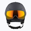Salomon Pioneer LT Visor S2 Skihelm Ebenholz/Rot 6