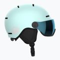 Skihelm Kinder Salomon Orka Visor bleached aqua