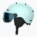 Skihelm Kinder Salomon Orka Visor bleached aqua 2