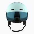 Skihelm Kinder Salomon Orka Visor bleached aqua 3